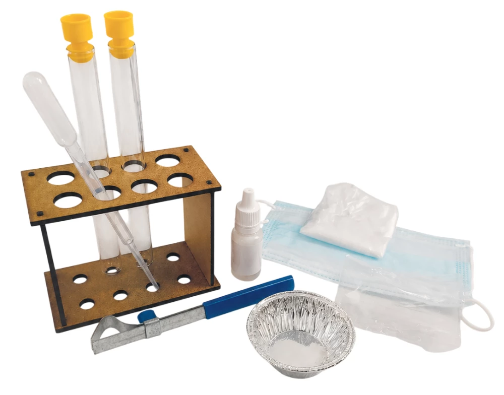 Experimentier- und Versuchsset - Labor der Wunder. Silberne Spiegel