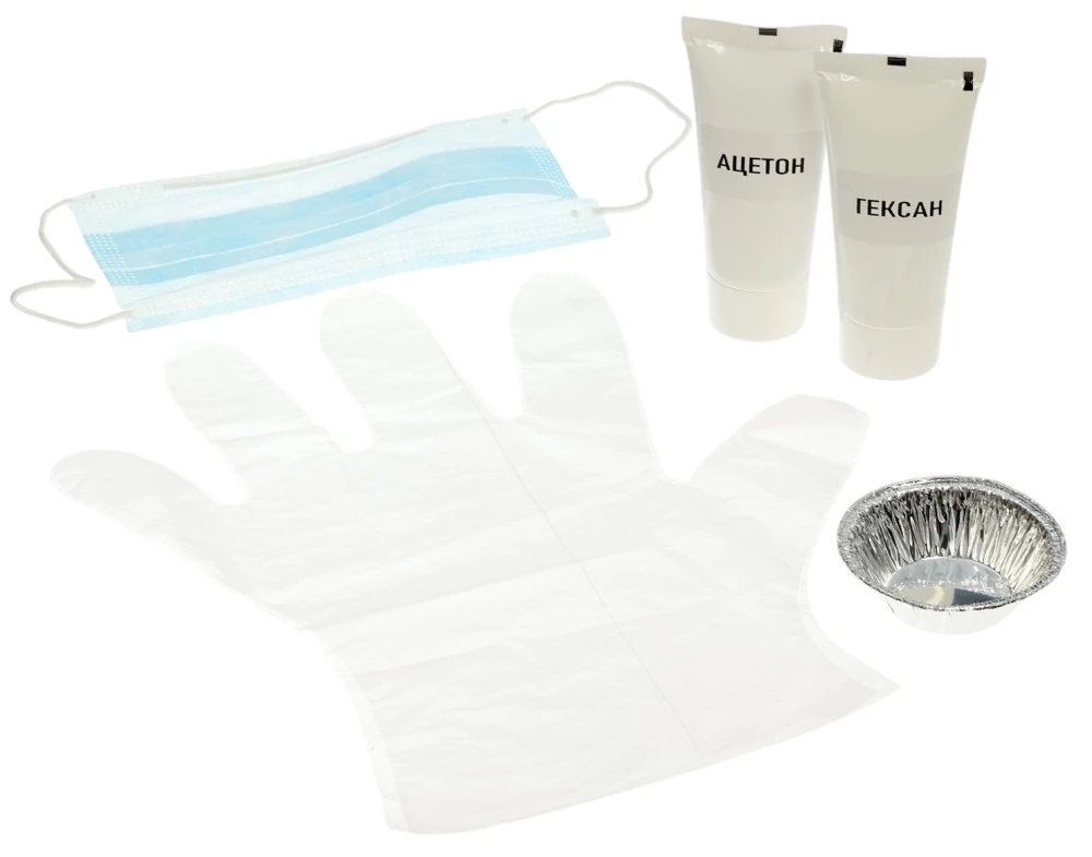 Set für Experimente und Experimente - Labor der Wunder. Was nicht mit Wasser gelöscht wird