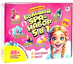 Experimentier- und Experimentierset - Großer SPA-Set 5 in 1 für Mädchen