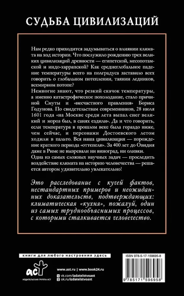 Судьба цивилизаций: природные катаклизмы, изменившие мир