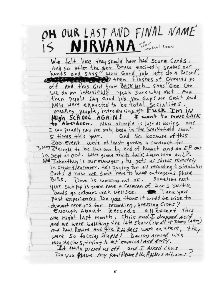 Kurt Cobain. The Personal Diaries of the Nirvana Leader