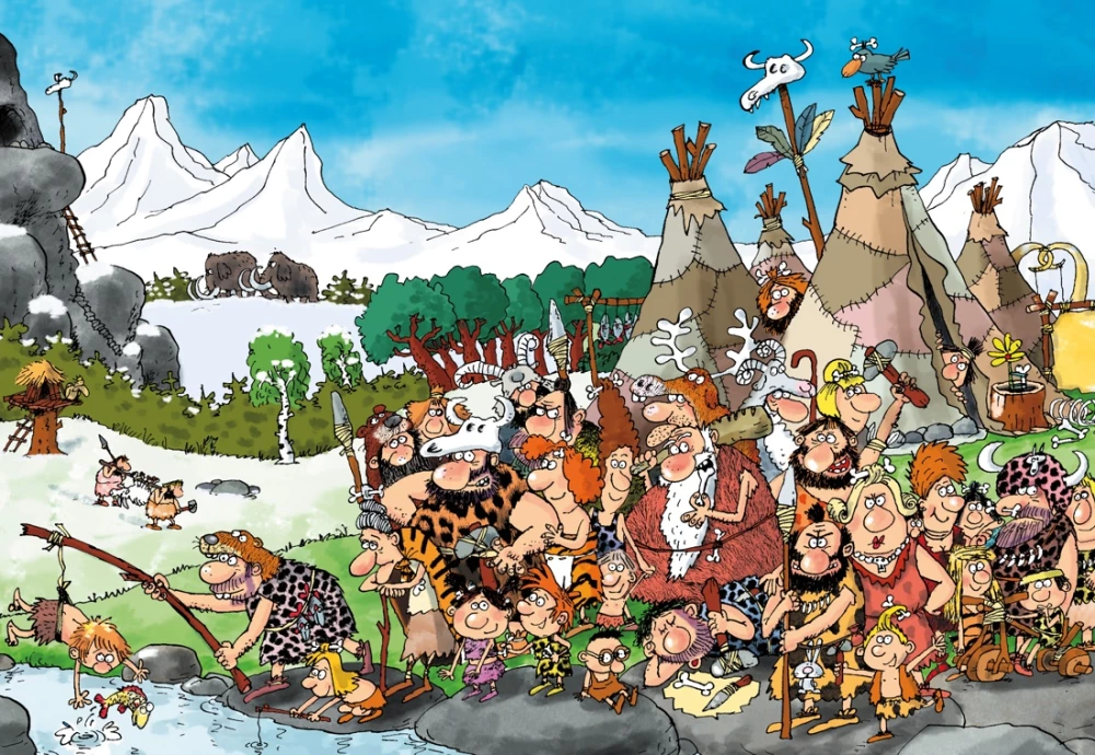 Neanderthal Boy at School and at Home. Book 1