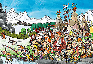 Neanderthal Boy at School and at Home. Book 1