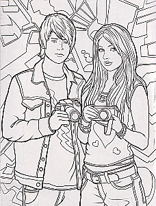 Nostalgia for the 2000s. Coloring book - anti-stress