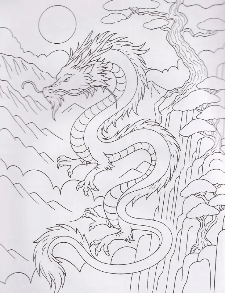 Spirit of Japan. Coloring Book