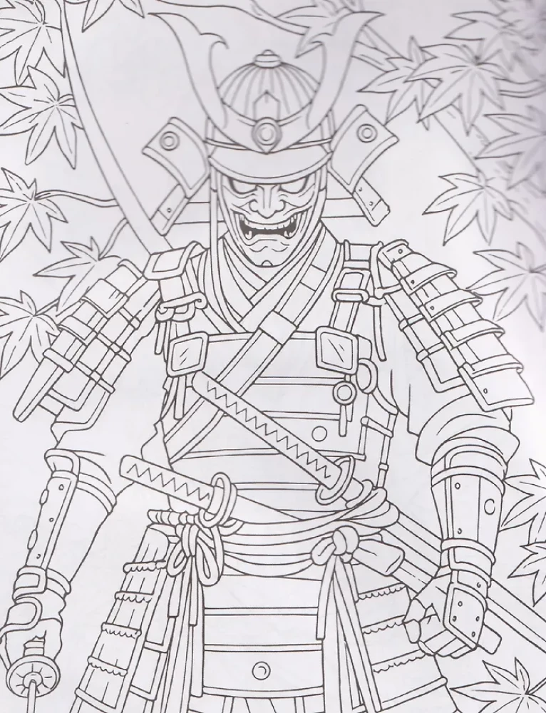 Spirit of Japan. Coloring Book