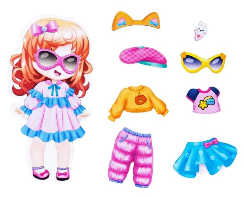 Magnētiskā spēle - Apģērbšana. Alise