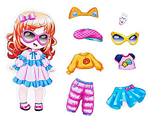 Magnētiskā spēle - Apģērbšana. Alise