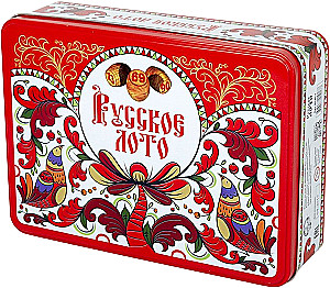 Настольная игра - Лото традиционное (жестяная коробка)