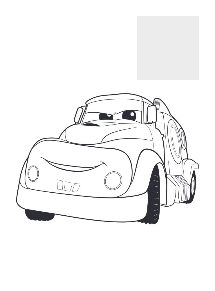 Little Trucks. Forward to the Dream! Coloring Book with Stickers