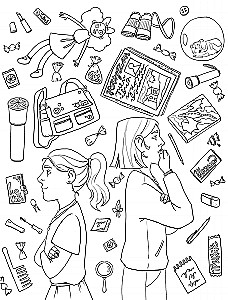 The City of Suspicious People. A Coloring Investigation based on a Book Bestseller