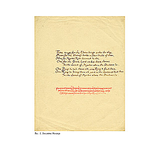 Illustrations and Sketches by J. R. R. Tolkien for "The Lord of the Rings"