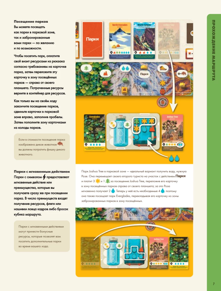 Настольная игра - Парки