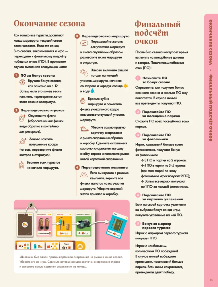 Настольная игра - Парки