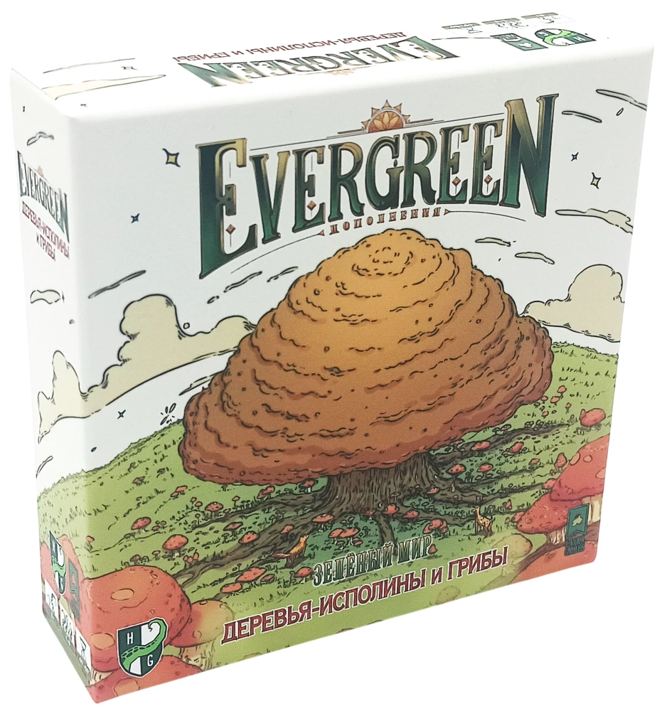 Board Game - Evergreen. Giant Trees and Mushrooms (Expansion)