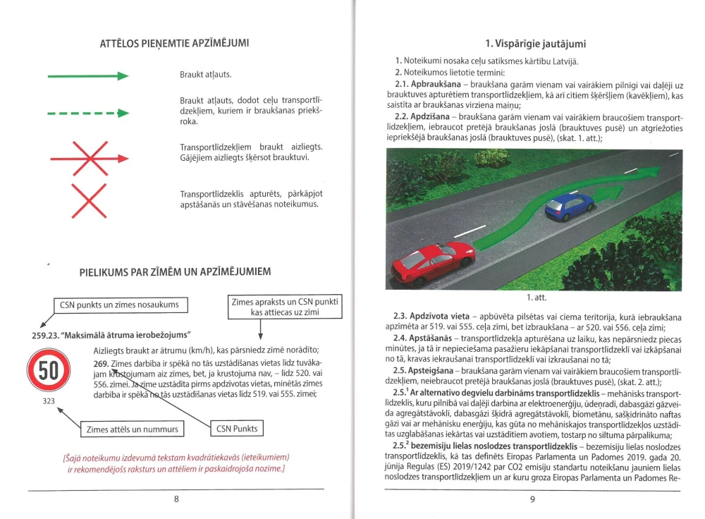 Ceļu satiksmes noteikumi. Ceļu satiksmes likums