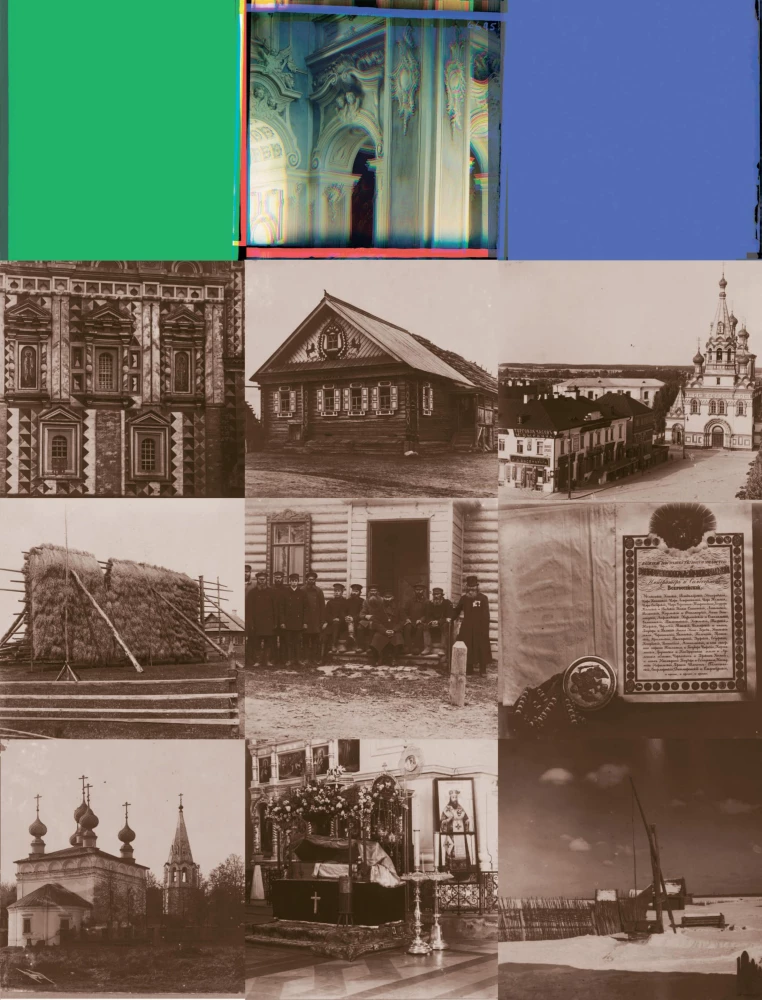 Russisches Kaiserreich. Sammlung farbiger Fotografien