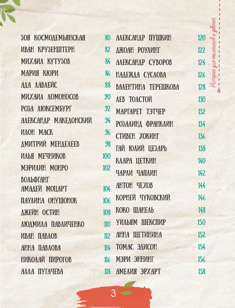 Historie dla chłopców i dziewcząt