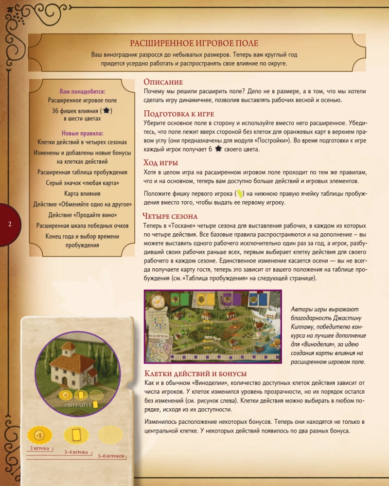 Настольная игра - Виноделие