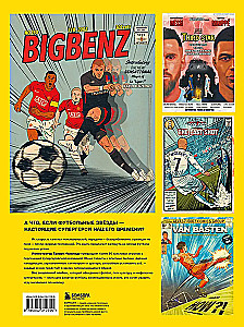 Football Superheroes. Football in Comic Illustrative Style: 80 Legends of World Football