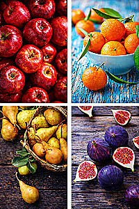 Тетрадь - Fresh Fruit, А5, 96 страниц, в ассортименте