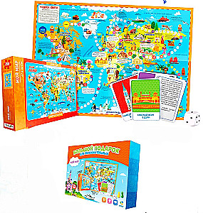 Didelis dovana smalsiems. Mano pasaulis (Puzzle + Žaidimas su žetonais + Žaidimų kortelės)