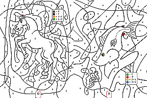 Ausmalen nach Vorlage. Lustige Tiere. Großes Arbeitsbuch für die Arbeit mit Kindern im Alter von 5 bis 7 Jahren