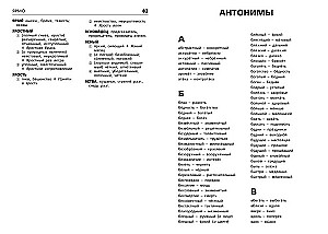 Synonyms and Antonyms