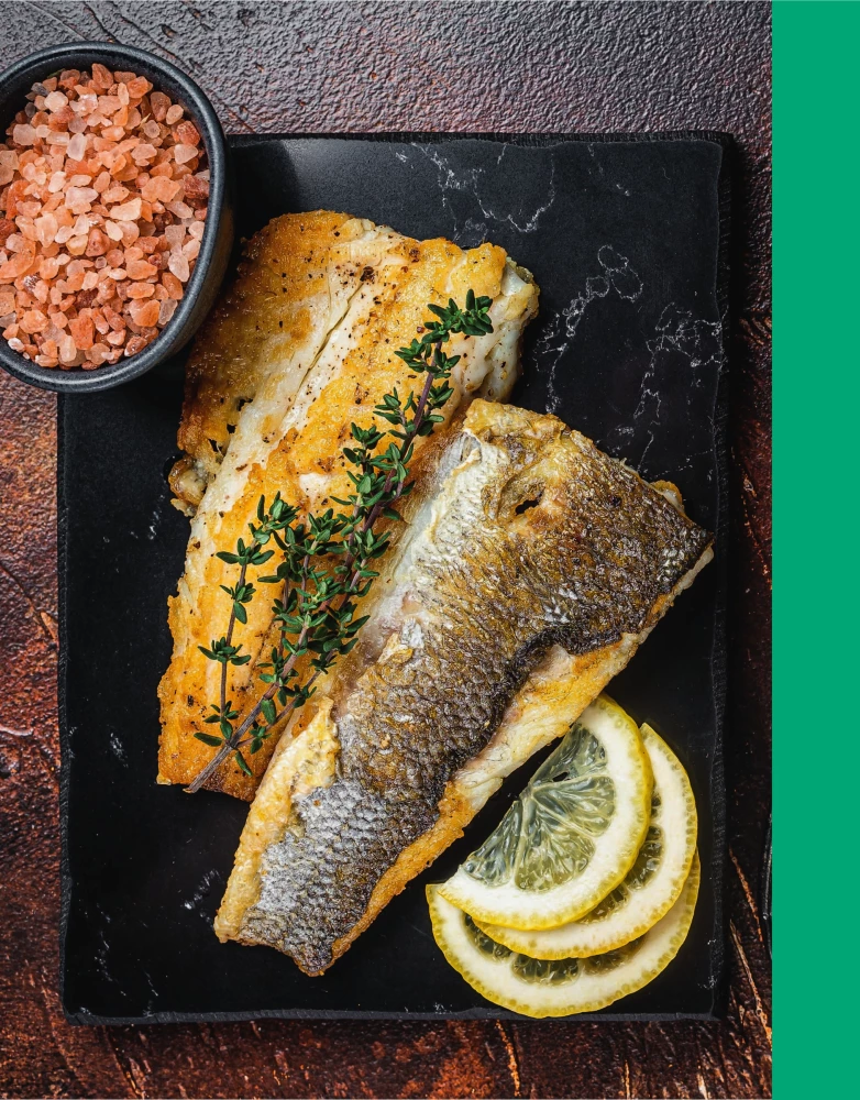 Air Fryer. Dishes from Fish