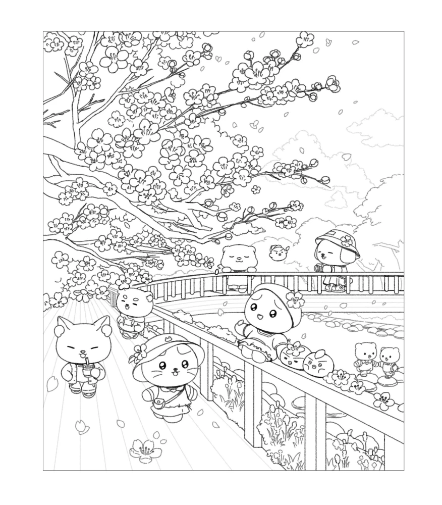 The Magic of Simple Days. Coloring Book