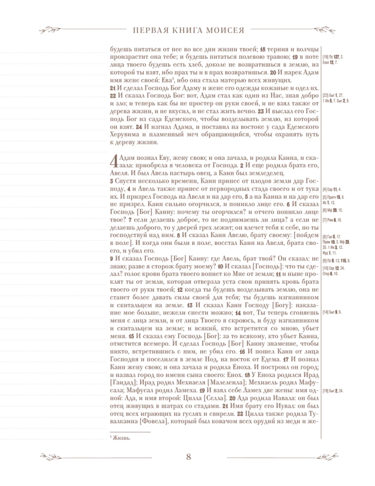 Biblija rusų sinodiniame vertime su vietomis užrašams