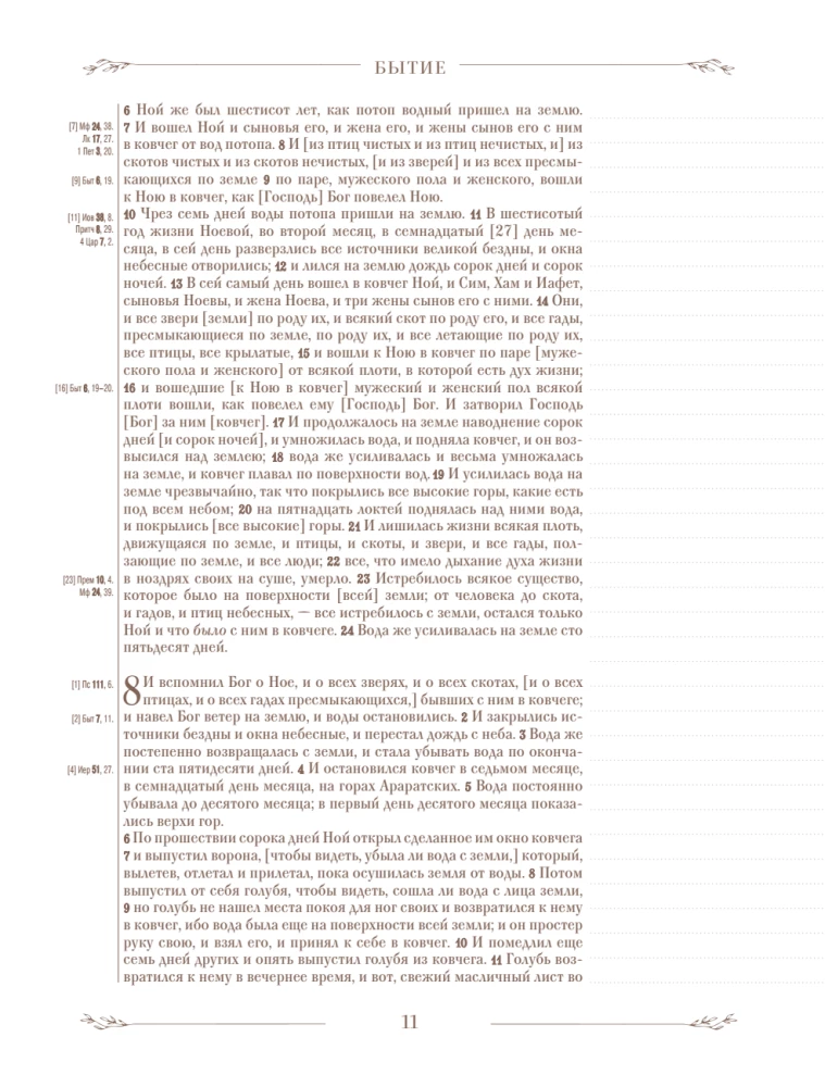 Biblija rusų sinodiniame vertime su vietomis užrašams