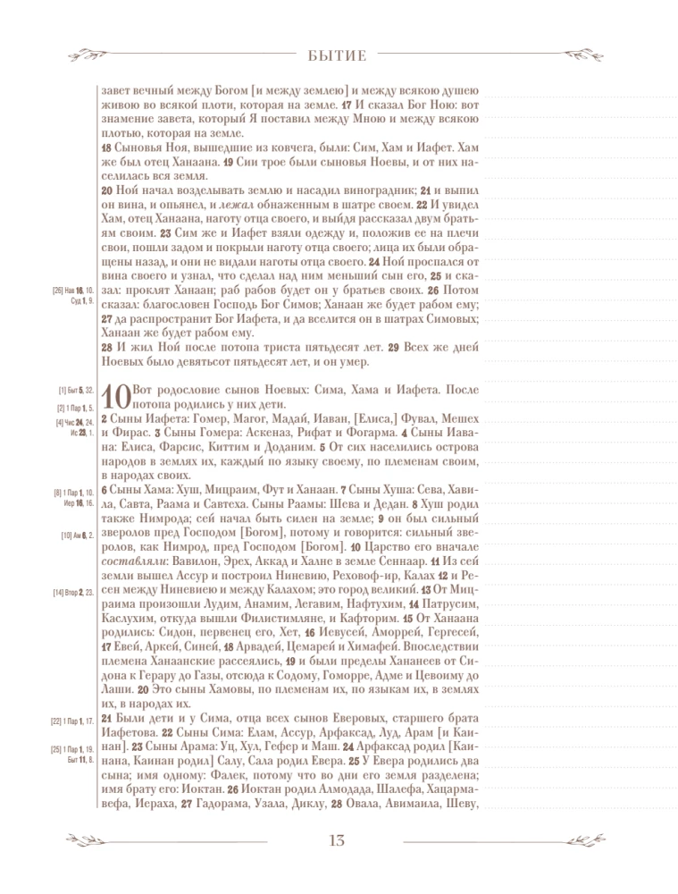 Biblija rusų sinodiniame vertime su vietomis užrašams