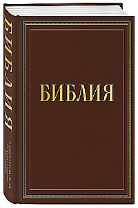 Die Bibel in der russischen synodalen Übersetzung mit Notizfeldern (braun)