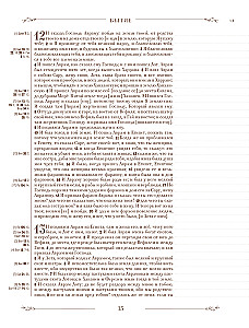 Die Bibel in der russischen synodalen Übersetzung mit Notizfeldern (braun)