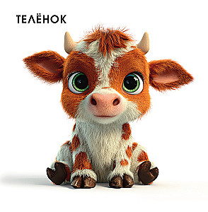 Cute Animals. Baby's First Book