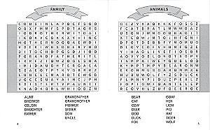 English Word Searches for Elementary School. Grade 1