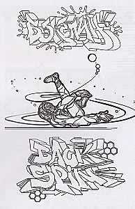 Breakdance. Graffiti. Elements
