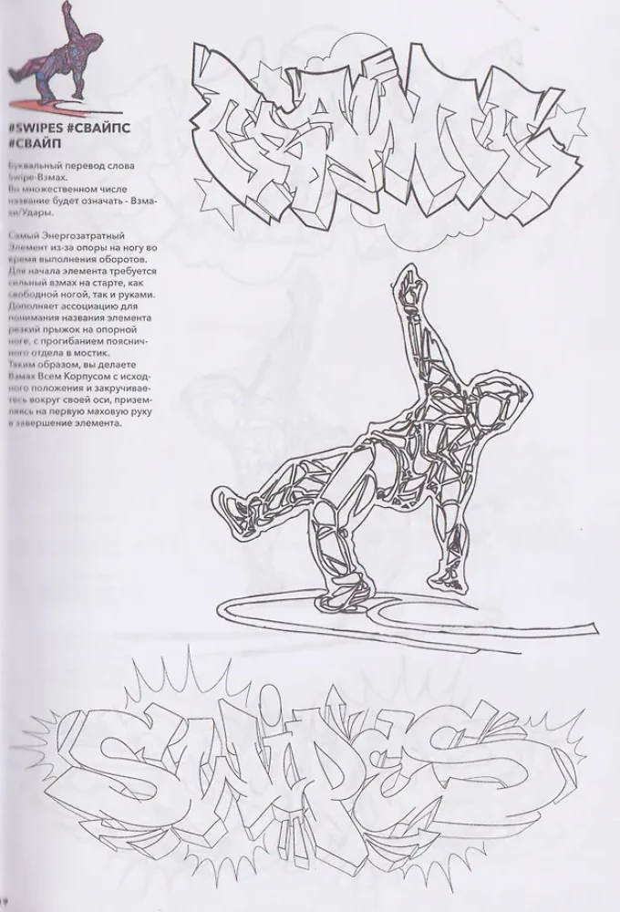 Breakdance. Graffiti. Elements