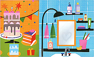Fun Reusable Stickers - Rectangle