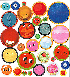 Fun Reusable Stickers - Circle