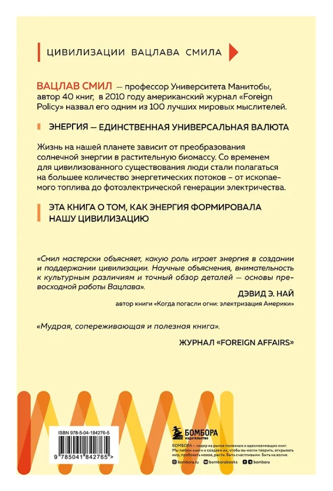 Энергия и цивилизация. От первобытности до наших дней