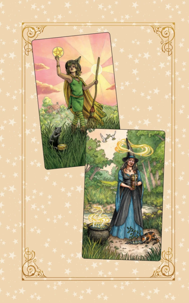 Karty wróżebne Everyday Witch Tarot. Codzienne Tarota czarownicy (78 kart i przewodnik)