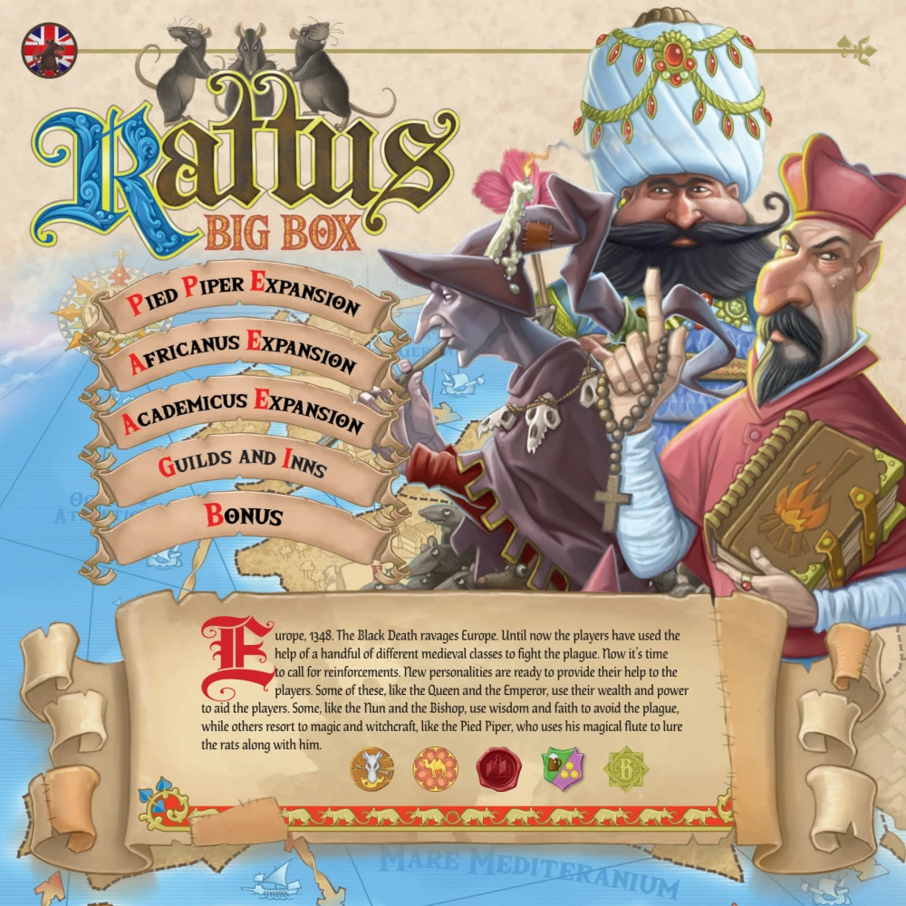 Настольная игра - Rattus. Big Box (EN)