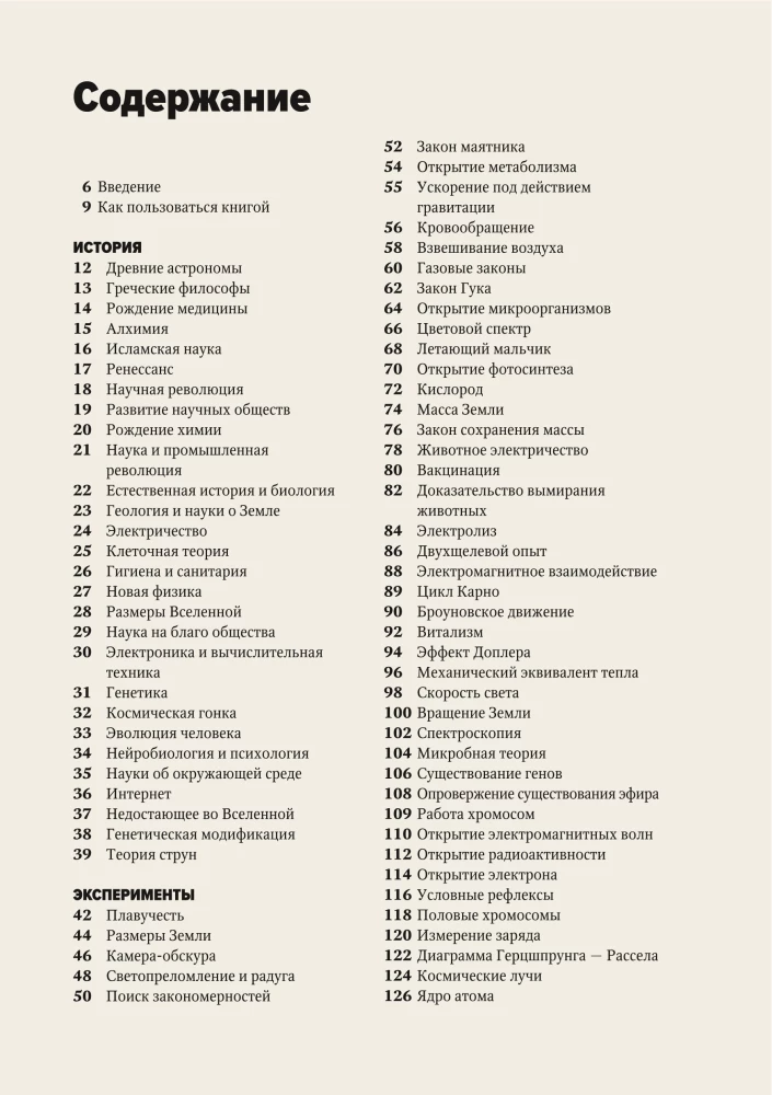 Главное в истории науки. Ключевые открытия, эксперименты, теории, методы