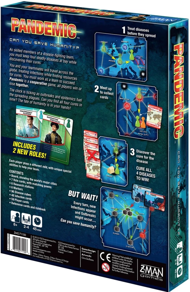 Настольная игра - Pandemic (EN)