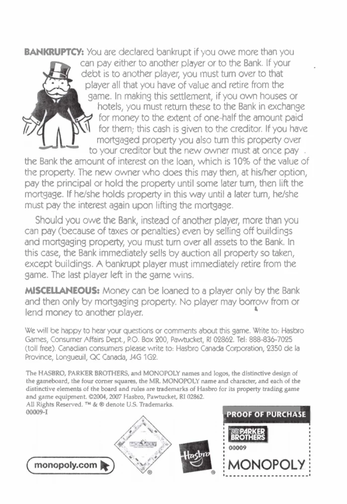 Настольная игра - Monopoly Classic 2025 (EN)