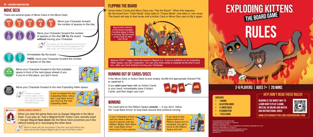 Настольная игра - Exploding Kittens. The Board Game (EN)