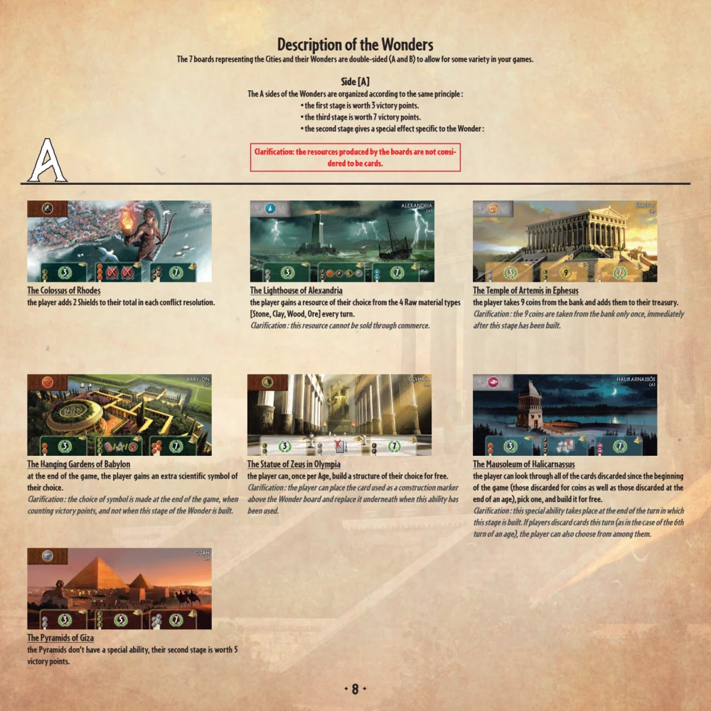 Brettspiel - 7 Wonders 2. Edition (DE)