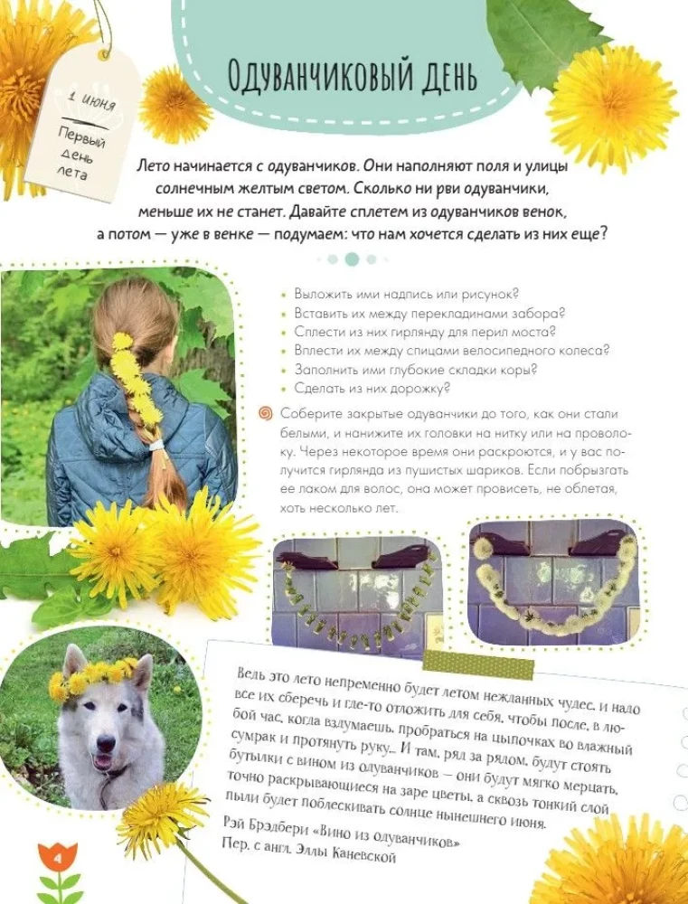 92 Tage Sommer. Ein Buch für kreative Tätigkeiten